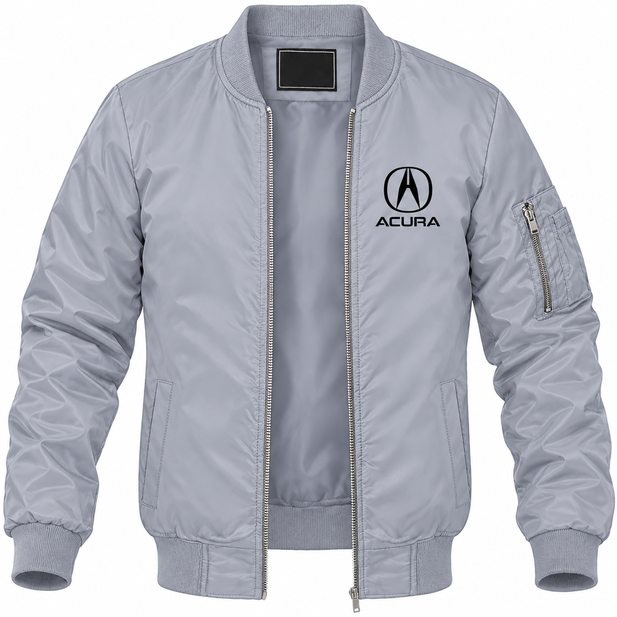 Acura bomber jacket | Grey | Front