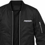 Chrysler bomber jacket | Black | Chest detail