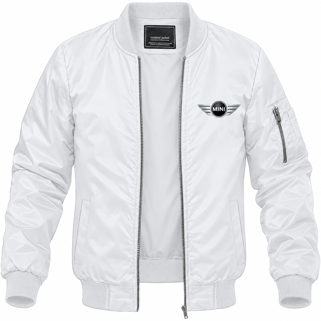 Mini Cooper bomber jacket | White | Front