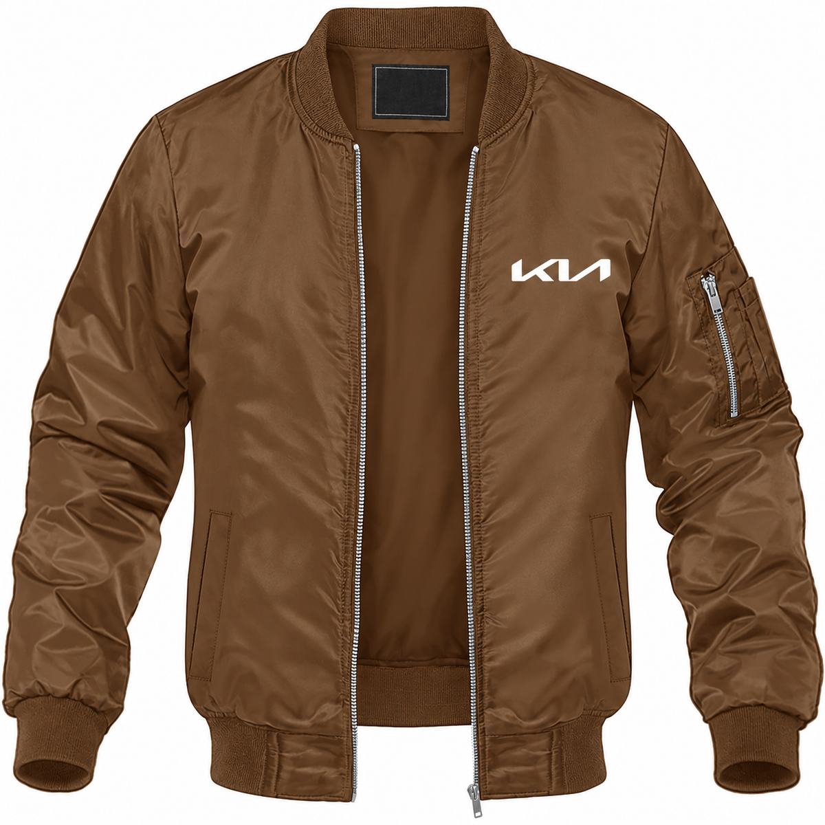 Kia bomber jacket | Brown | Front