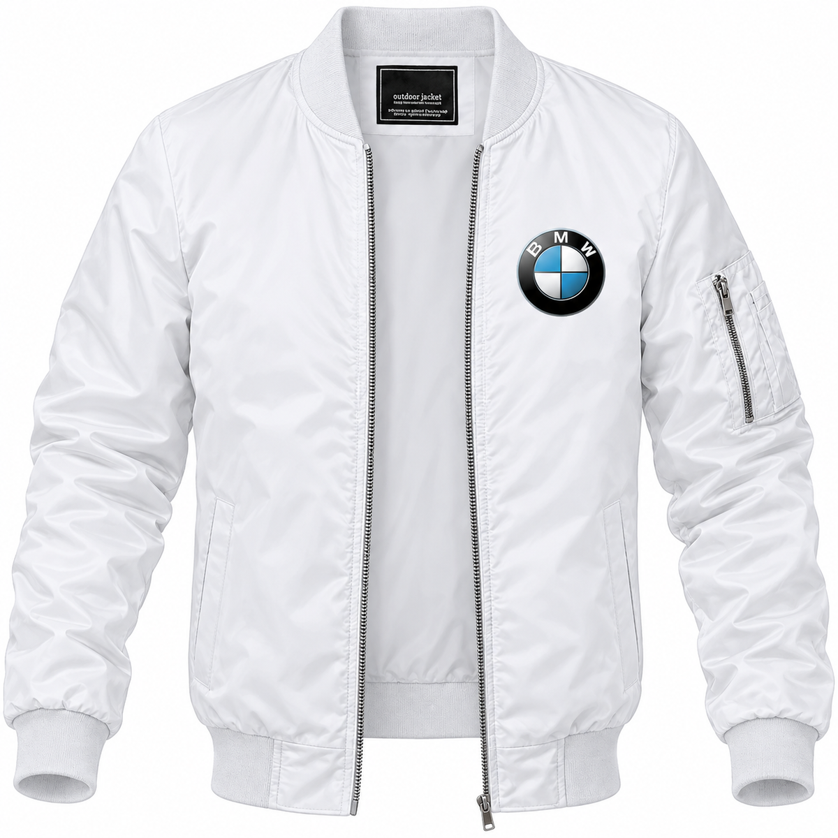BMW Motorsports bomber jacket | White | Front