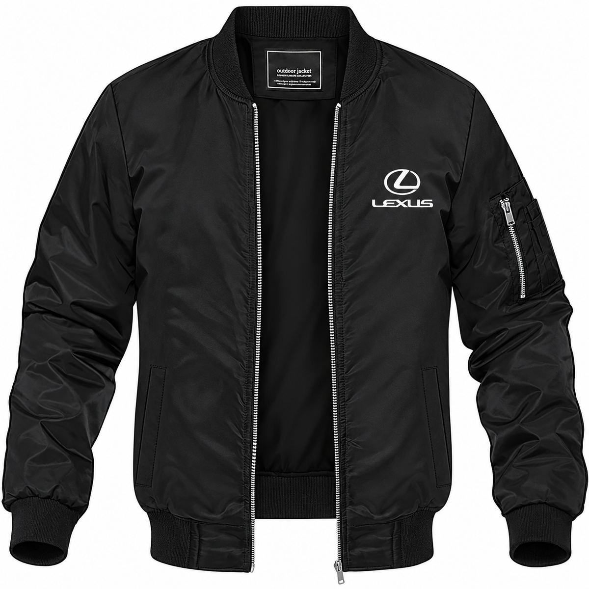 Lexus bomber jacket | Black | Front
