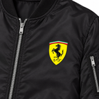 Ferrari Motorsport bomber jacket | Black | Chest detail