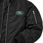 Land Rover bomber jacket | Black | Sleeve detail