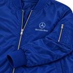 Mercedes-Benz Luxury bomber jacket | Blue | Sleeve detail