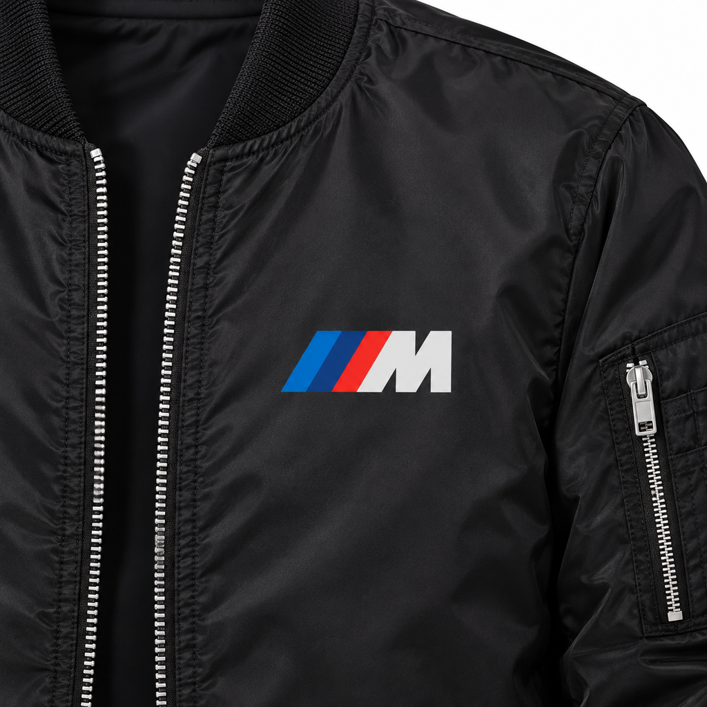 BMW M bomber jacket | Black | Chest detail