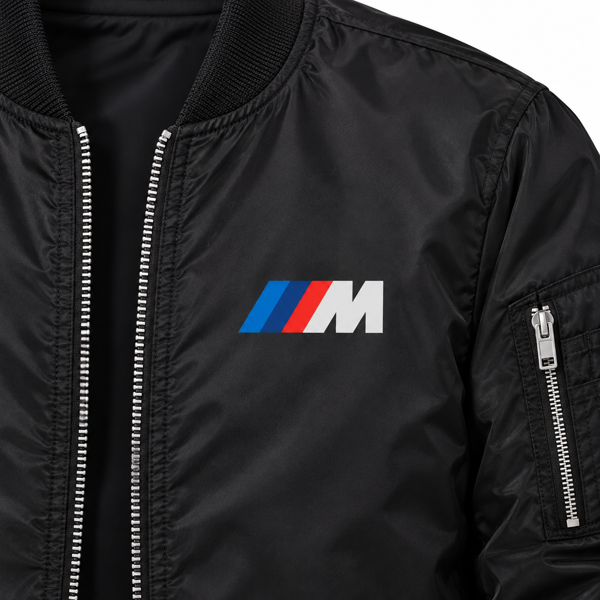 BMW M bomber jacket | Black | Chest detail