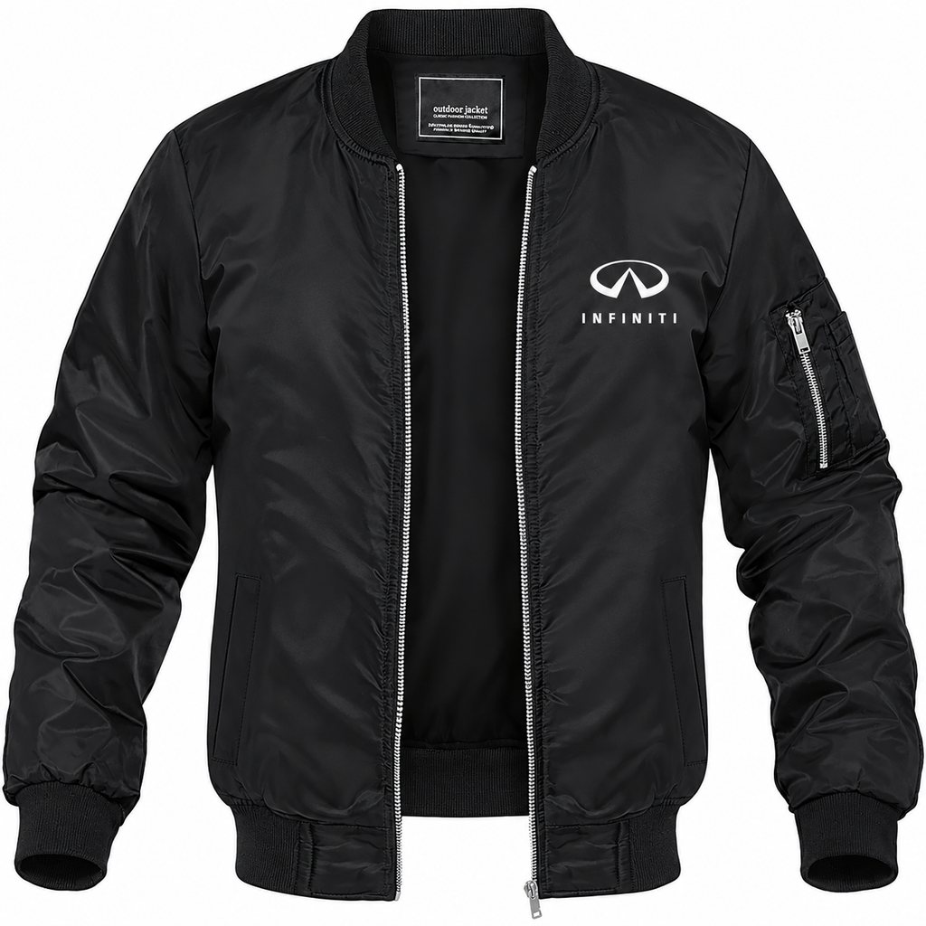 Infiniti Luxury bomber jacket | Black | Front