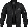 Infiniti Luxury bomber jacket | Black | Front