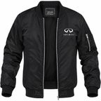 Infiniti Luxury bomber jacket | Black | Front