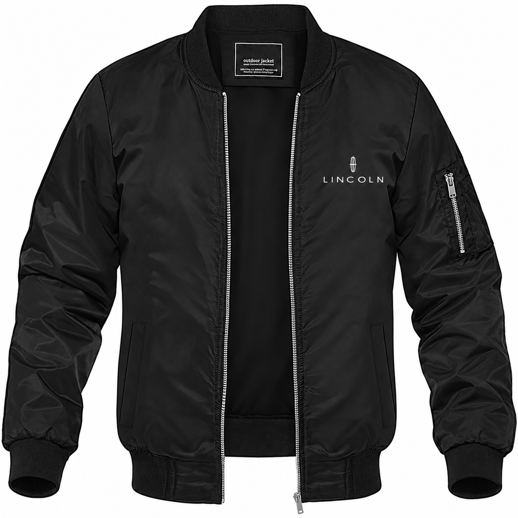Lincoln bomber jacket | Black | Alternate front