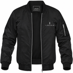 Lincoln bomber jacket | Black | Alternate front