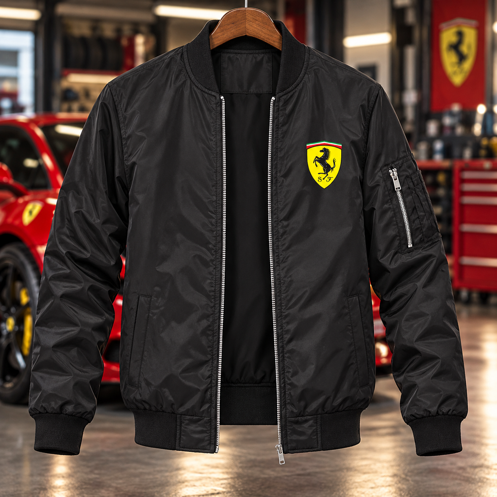 Ferrari Motorsport bomber jacket | Black | Garage