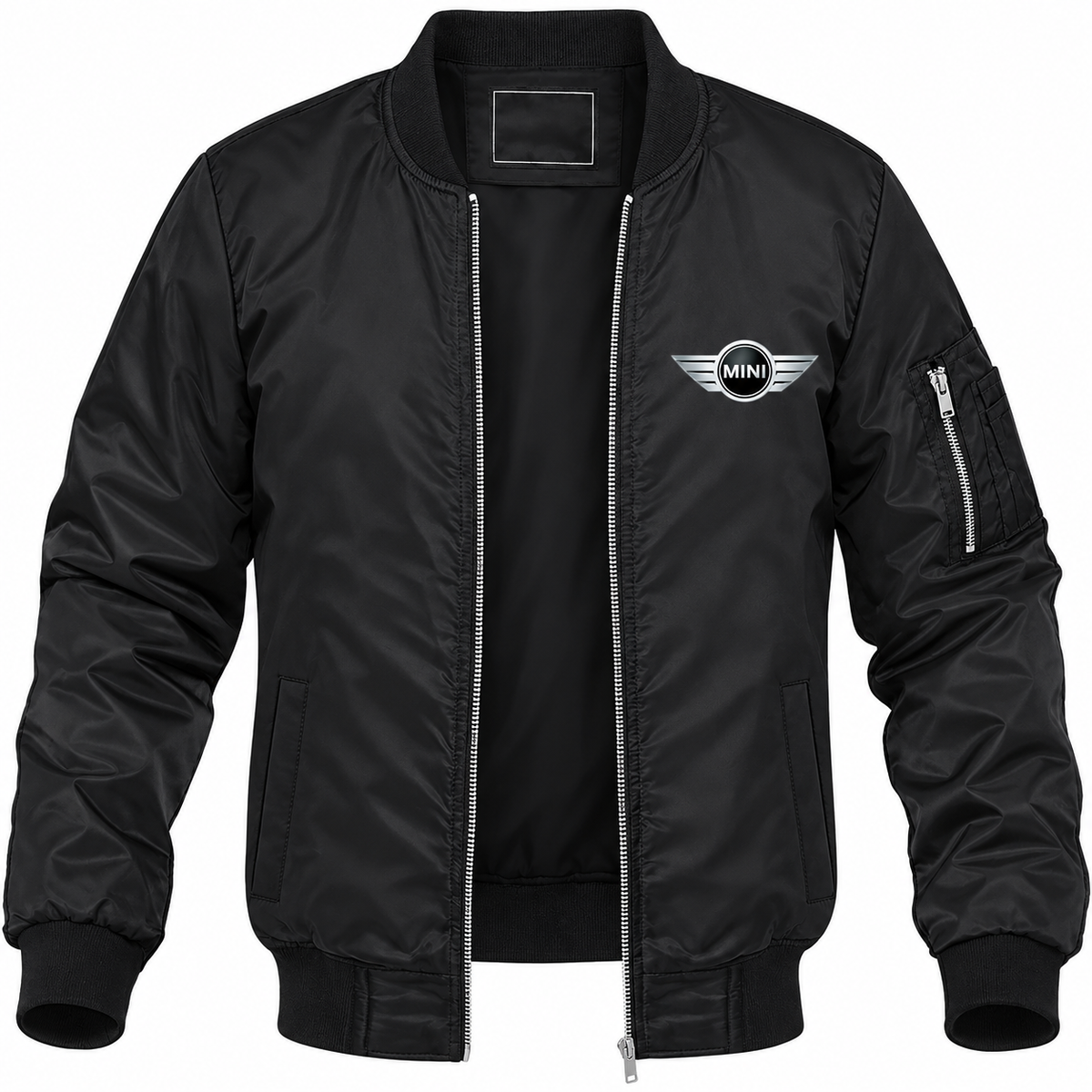 Mini Cooper bomber jacket | Black | Front