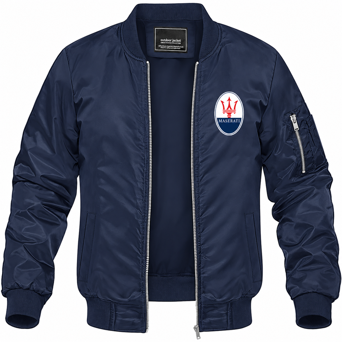Maserati bomber jacket | Navy | Front