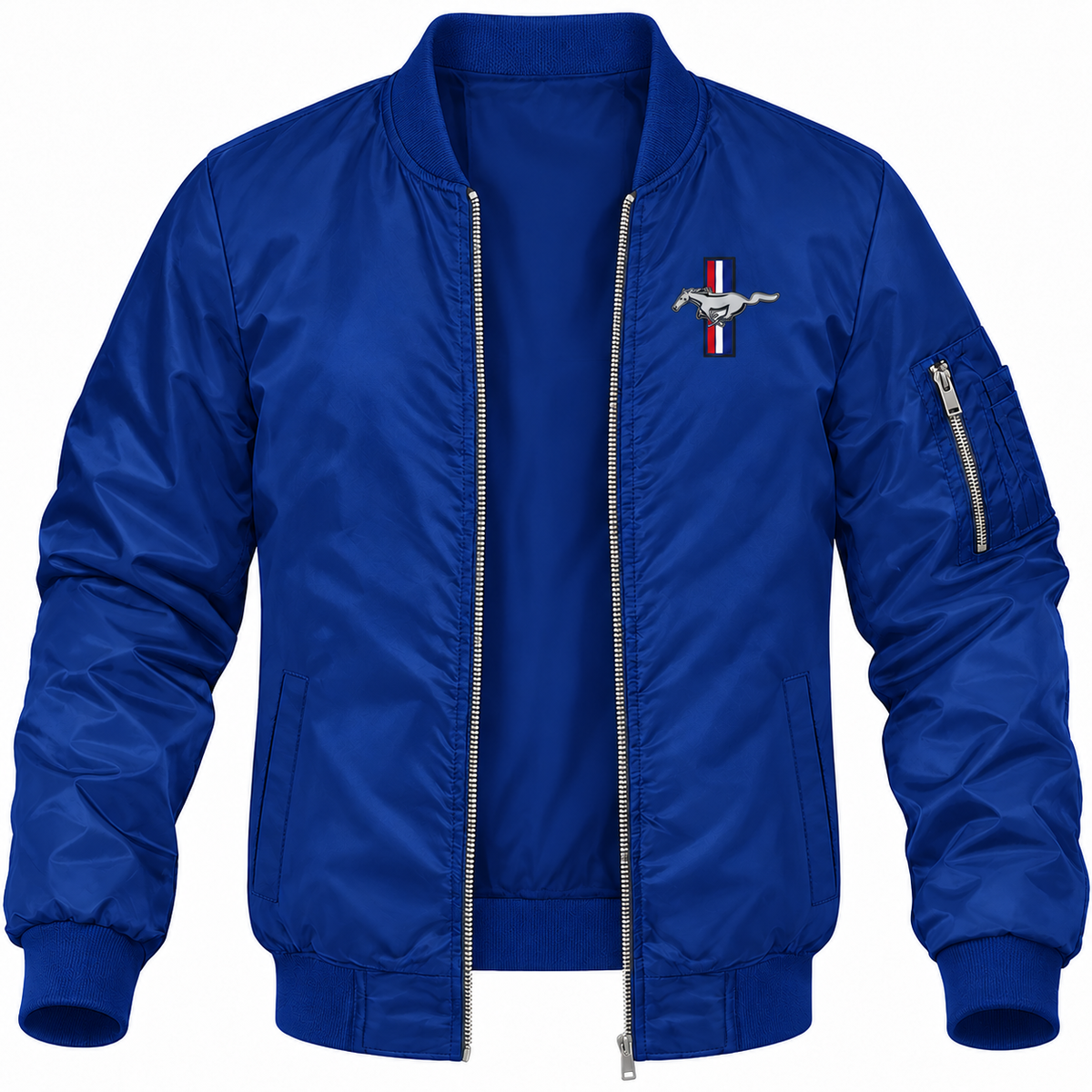 Mustang bomber jacket | Blue | Front