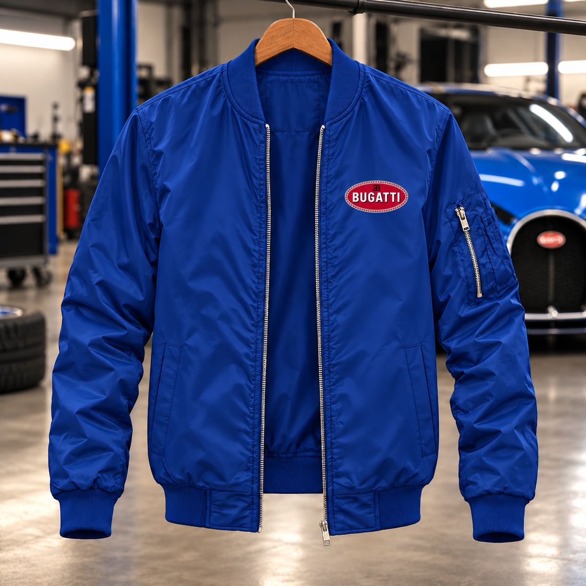 Bugatti bomber jacket | Blue | Garage
