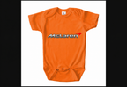 McLaren baby onesie | Orange | corrected red swoosh