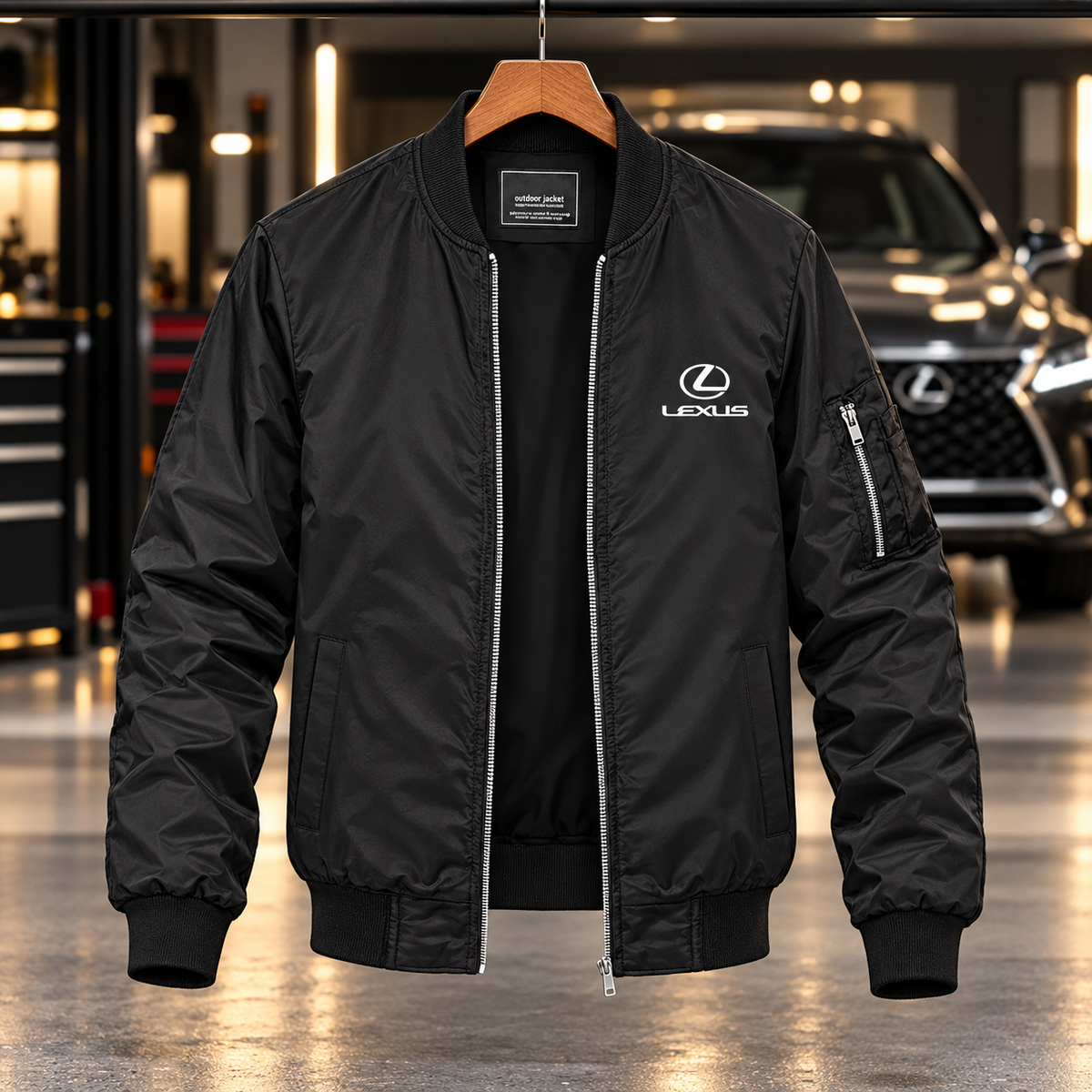 Lexus bomber jacket | Black | Garage