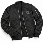 Mercedes-Benz Luxury bomber jacket | Black | Flat lay