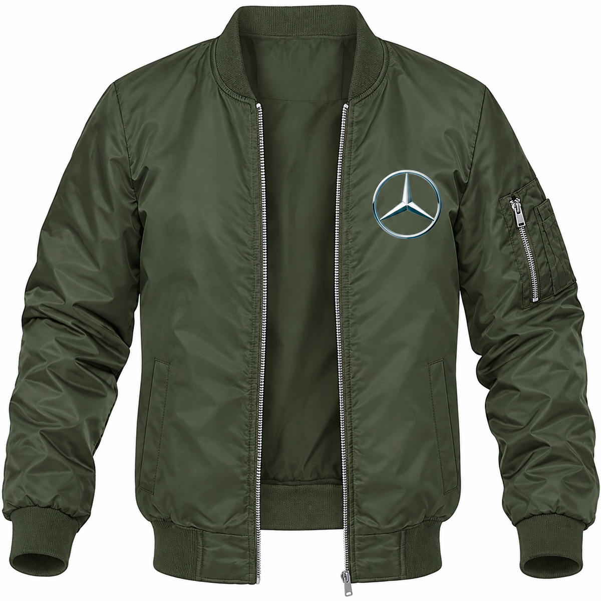 Mercedes-Benz New bomber jacket | Army Green | Front