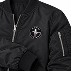 Ford Mustang Motorsport bomber jacket | Black | Sleeve detail