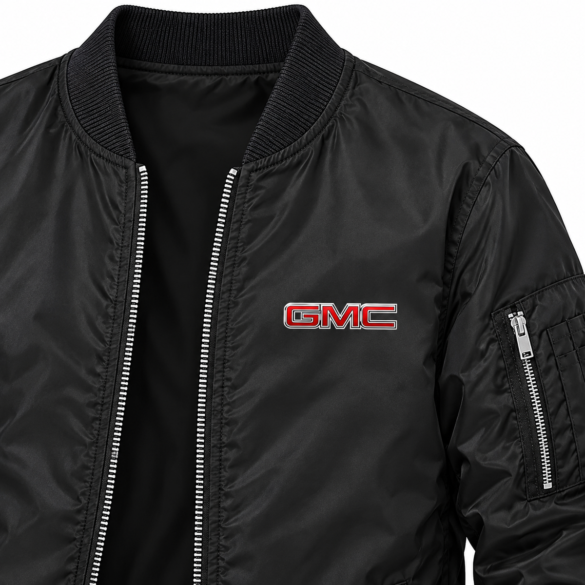 GMC bomber jacket | Black | Chest detail