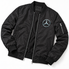 Mercedes-Benz New bomber jacket | Black | Flat lay