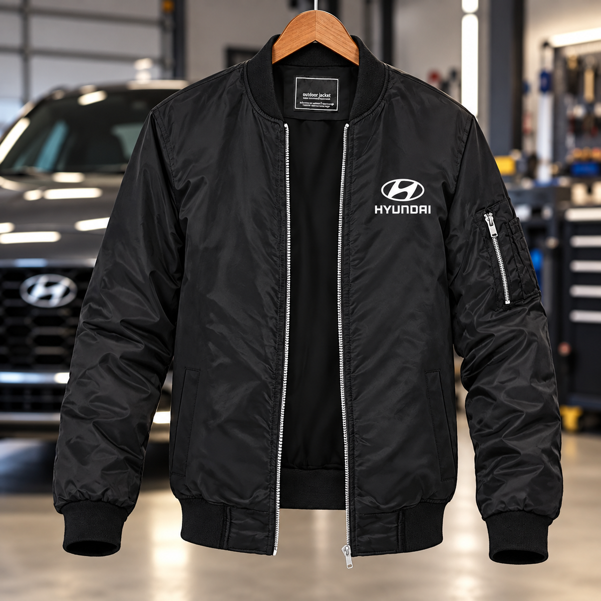 Hyundai bomber jacket | Black | Garage