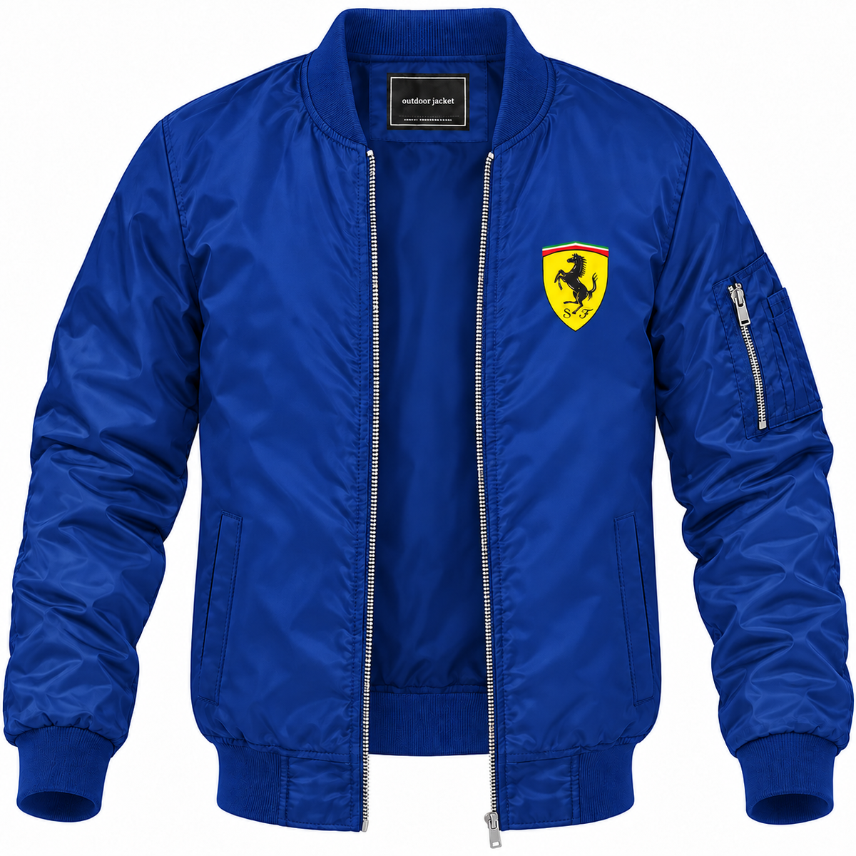 Ferrari Motorsport bomber jacket | Blue | Front