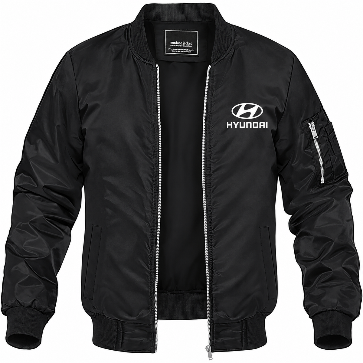 Hyundai bomber jacket | Black | Front