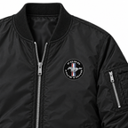 Ford Mustang Motorsport bomber jacket | Black | Chest detail