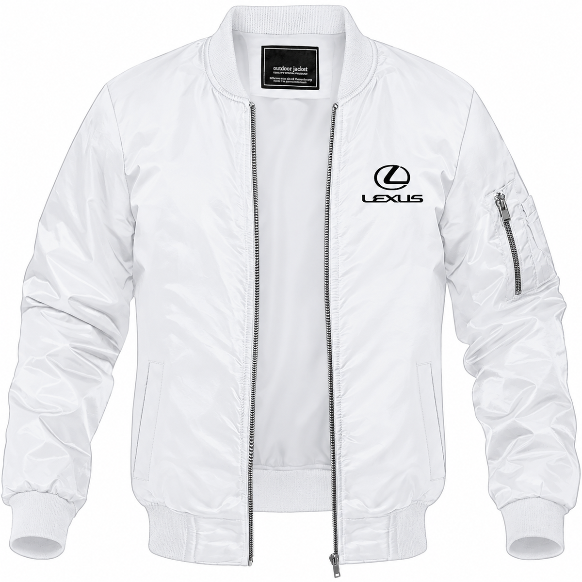 Lexus bomber jacket | White | Front