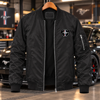 Ford Mustang Motorsport bomber jacket | Black | Garage