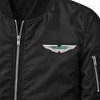 Aston Martin Motorsports bomber jacket | Black | Chest detail