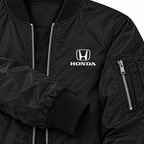 Honda Motorsport bomber jacket | Black | Sleeve detail