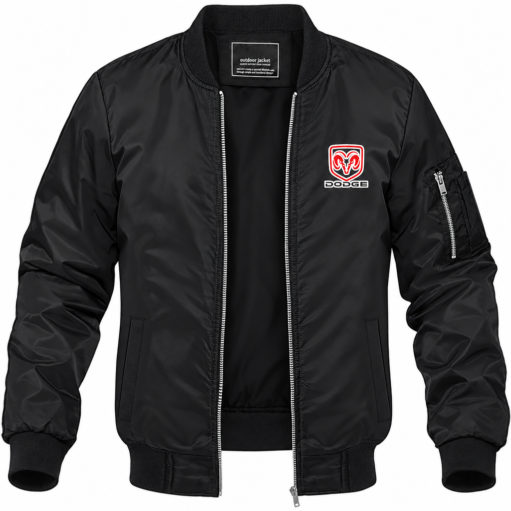 Dodge bomber jacket | Black | Front