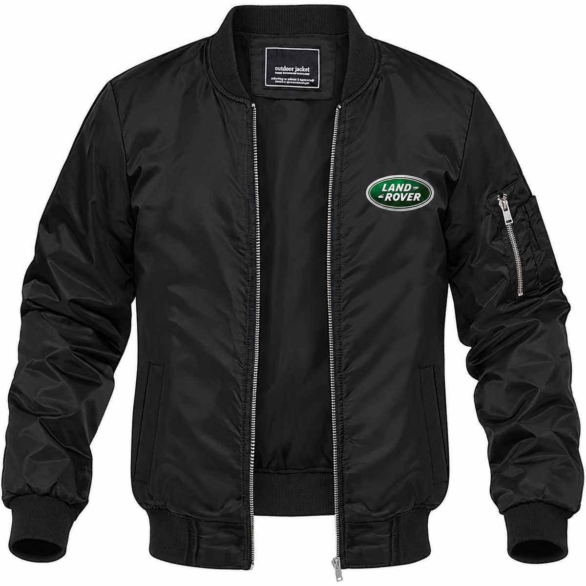 Land Rover bomber jacket | Black | Front