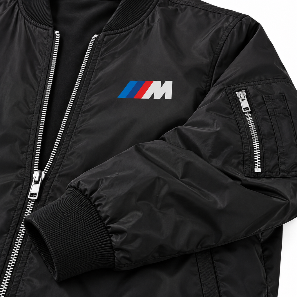 BMW M bomber jacket | Black | Sleeve detail