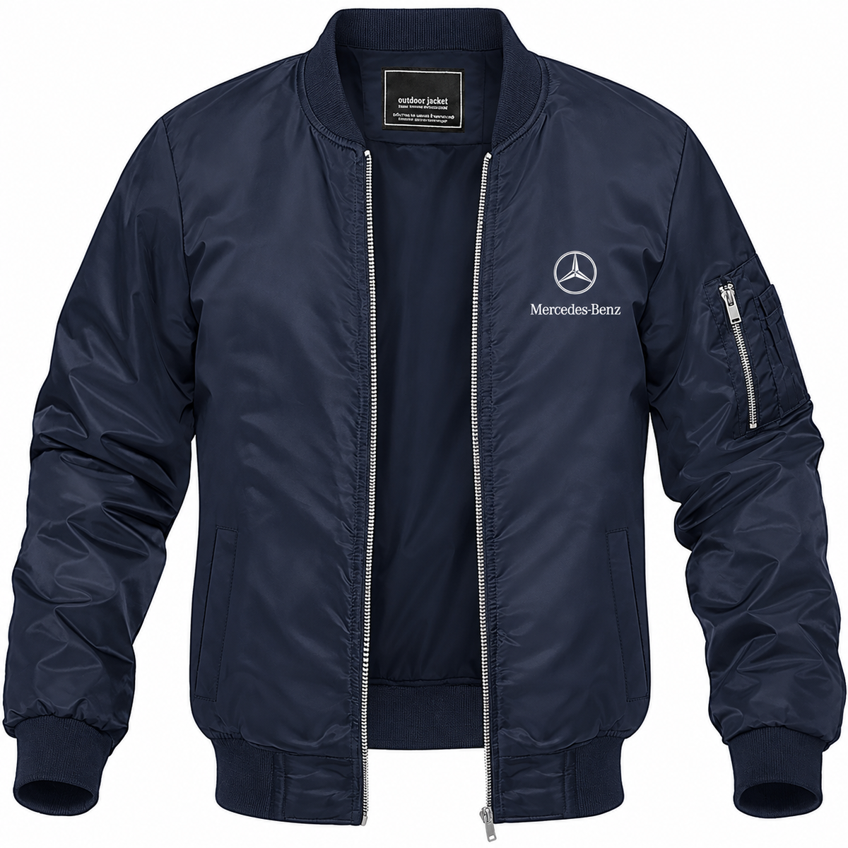 Mercedes-Benz Luxury bomber jacket | Navy | Front