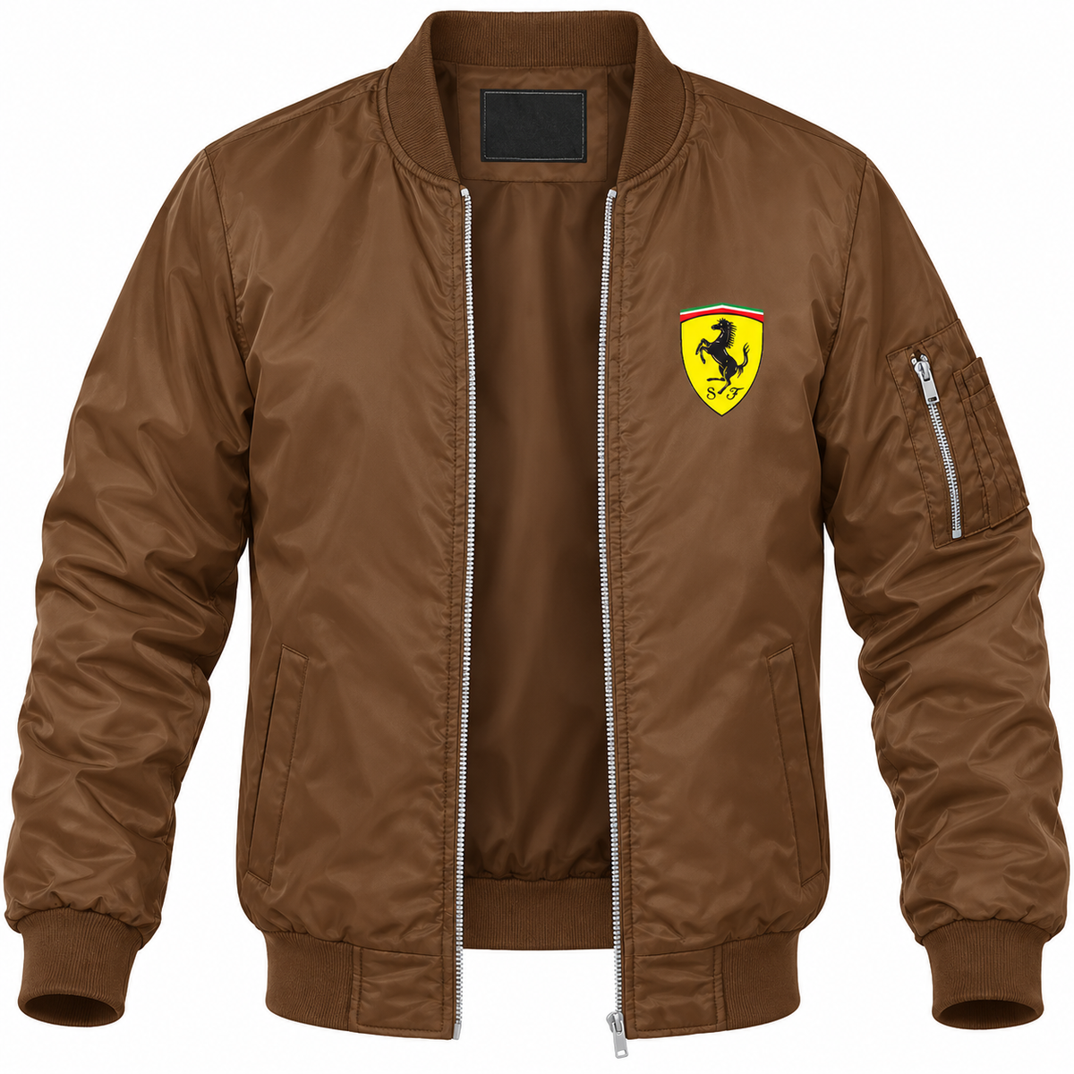 Ferrari Motorsport bomber jacket | Brown | Front