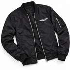 Aston Martin Motorsports bomber jacket | Black | Flat lay