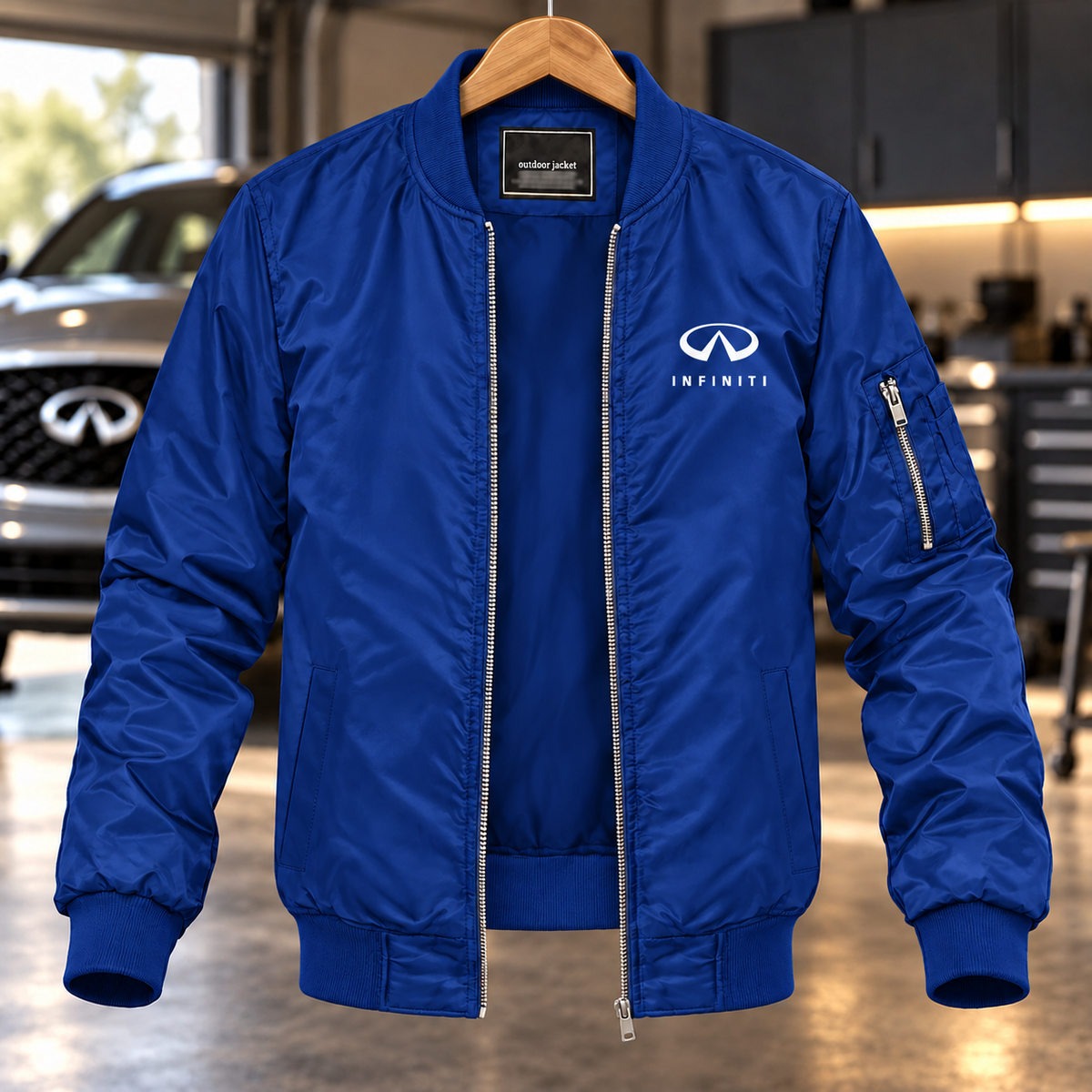 Infiniti Luxury bomber jacket | Blue | Garage