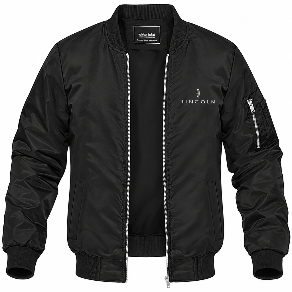 Lincoln bomber jacket | Black | Front