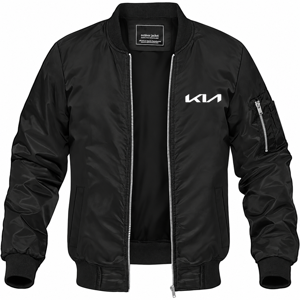 Kia bomber jacket | Black | Front