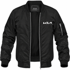 Kia bomber jacket | Black | Front