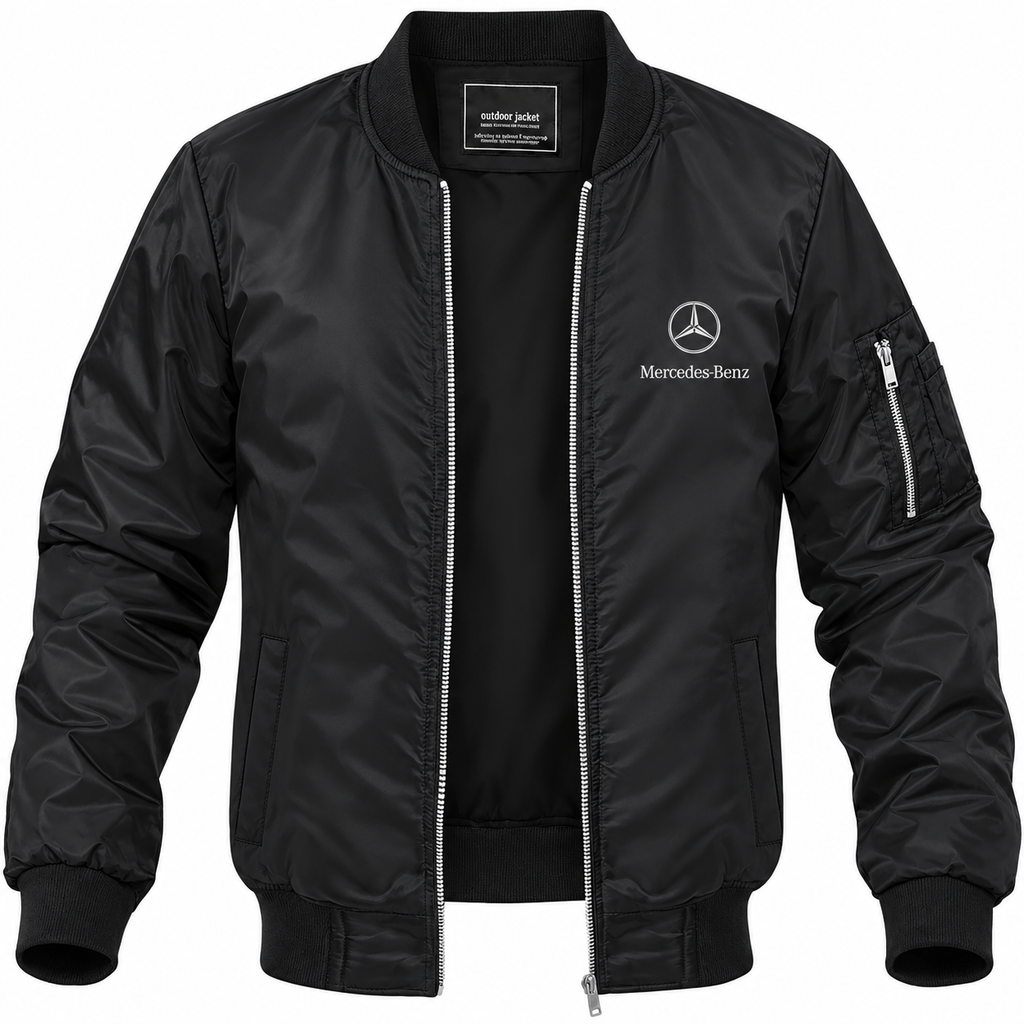 Mercedes-Benz Luxury bomber jacket | Black | Front