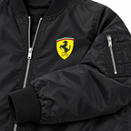 Ferrari Motorsport bomber jacket | Black | Sleeve detail