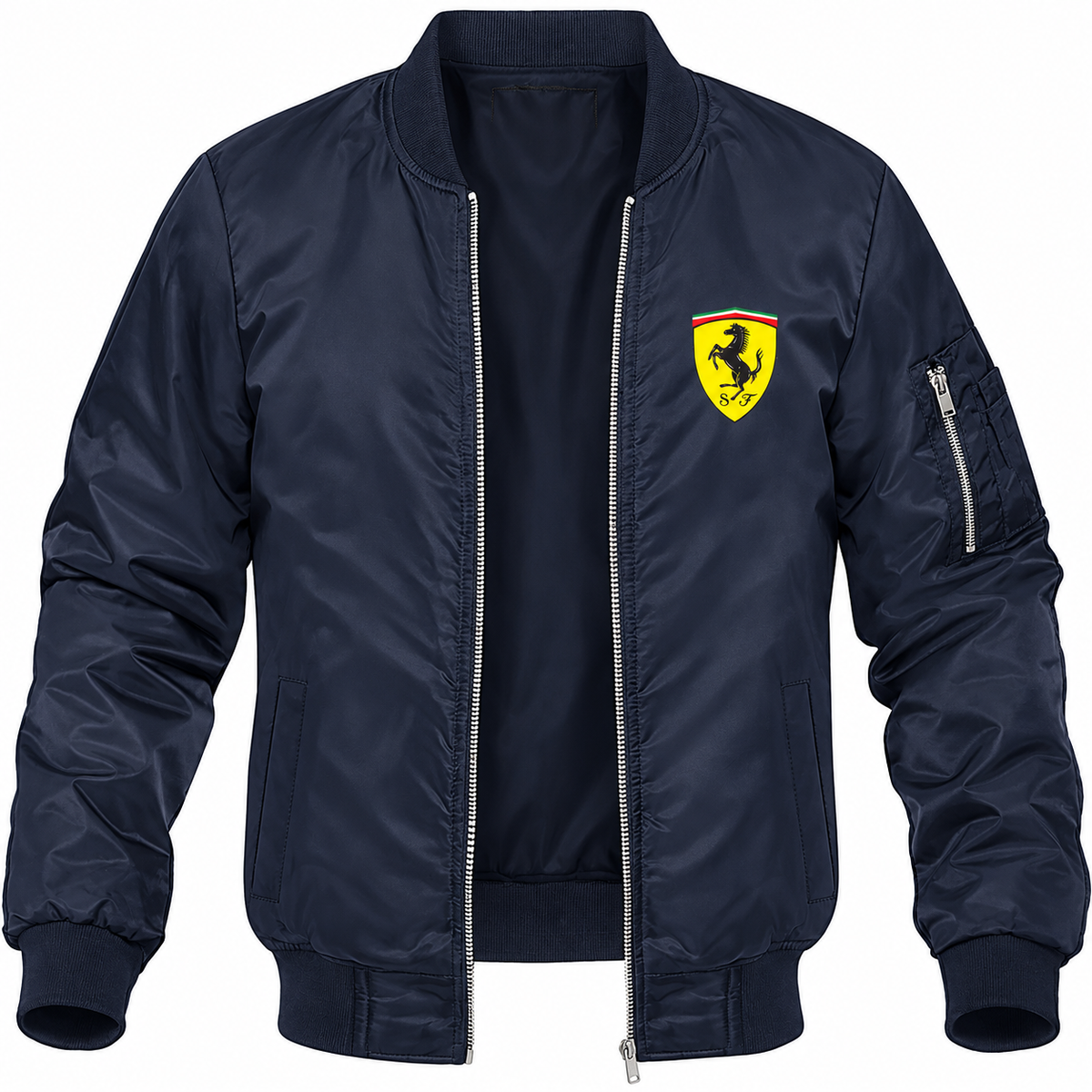 Ferrari Motorsport bomber jacket | Navy | Front