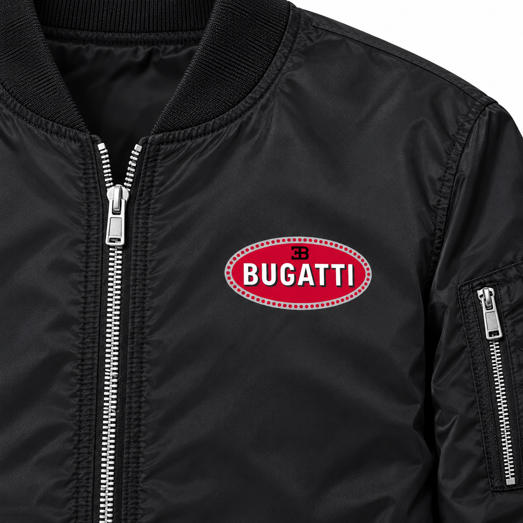 Bugatti bomber jacket | Black | Chest detail